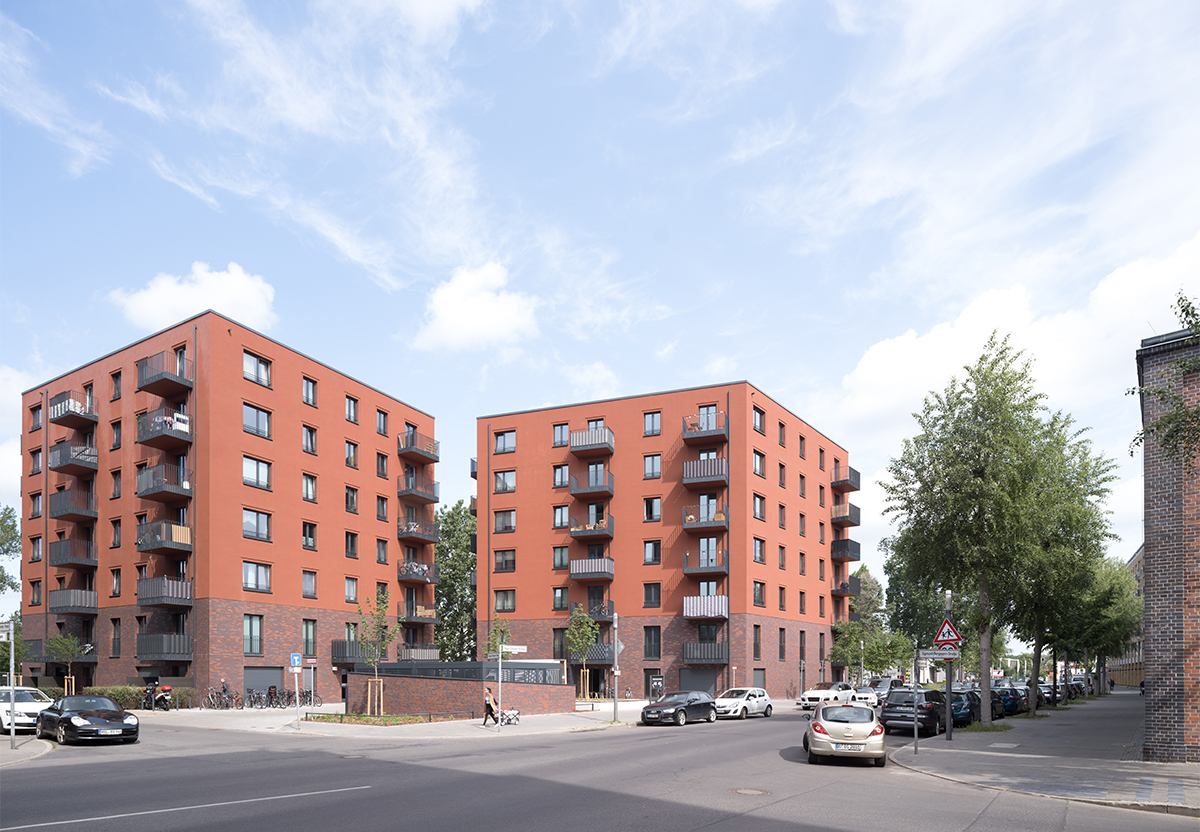 2_HUG_Hugo-Cassirer/Siegmund-Bergmann-Straße_Spandau_Neubau_Wohnen_Außenansicht